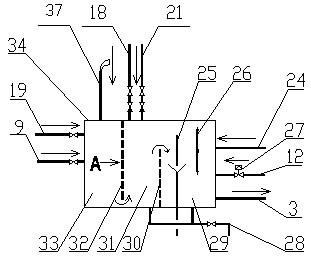 Boiler water replenishing system capable of collecting waste heat and condensed water