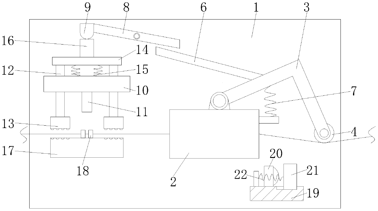 Yarn breakage detecting and warning device for stretch yarn elasticizing processing