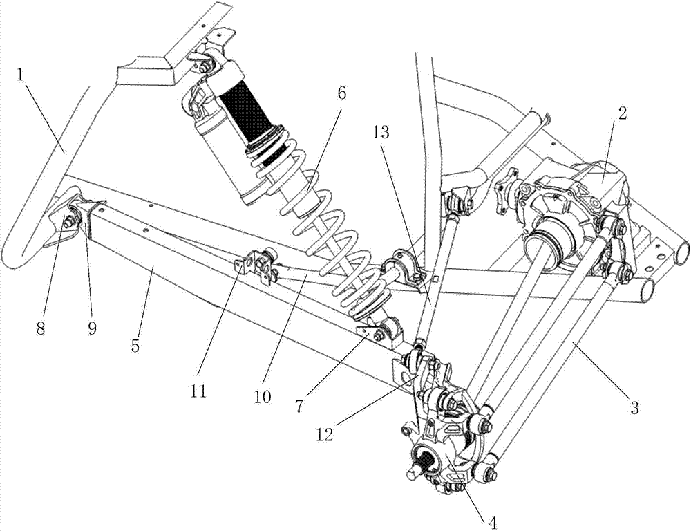 All-terrain vehicle and rocker arm structure thereof