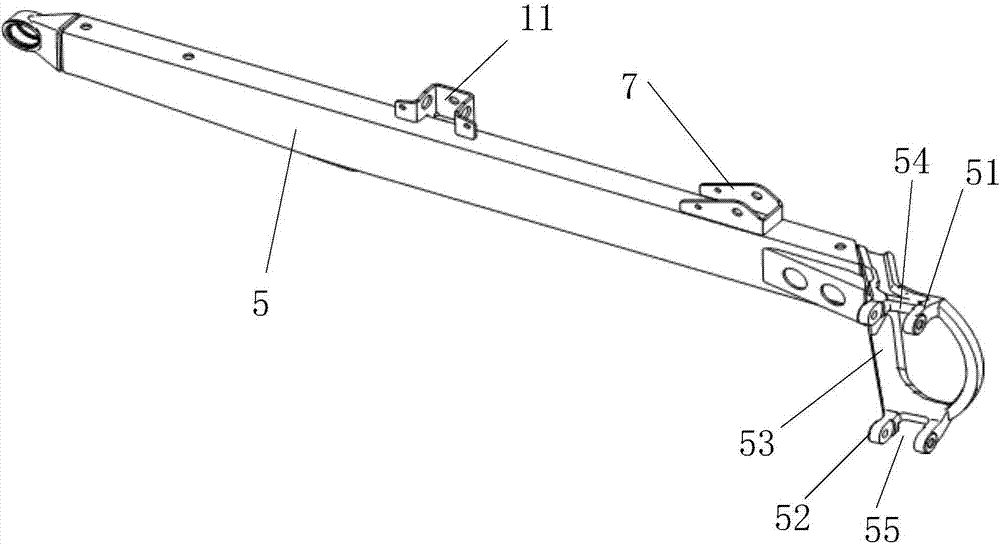 All-terrain vehicle and rocker arm structure thereof