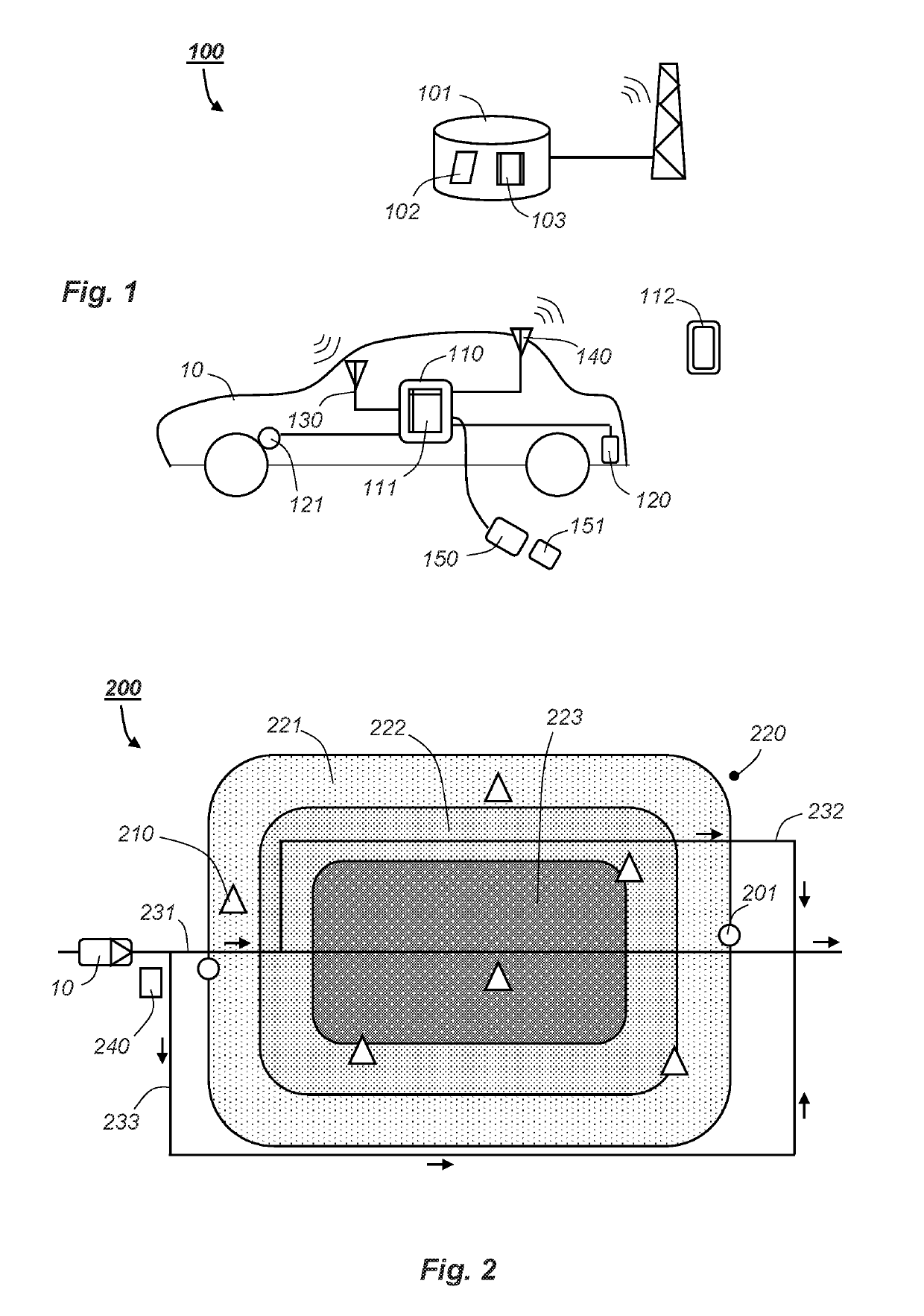 The present invention concerns a system for controlling traffic