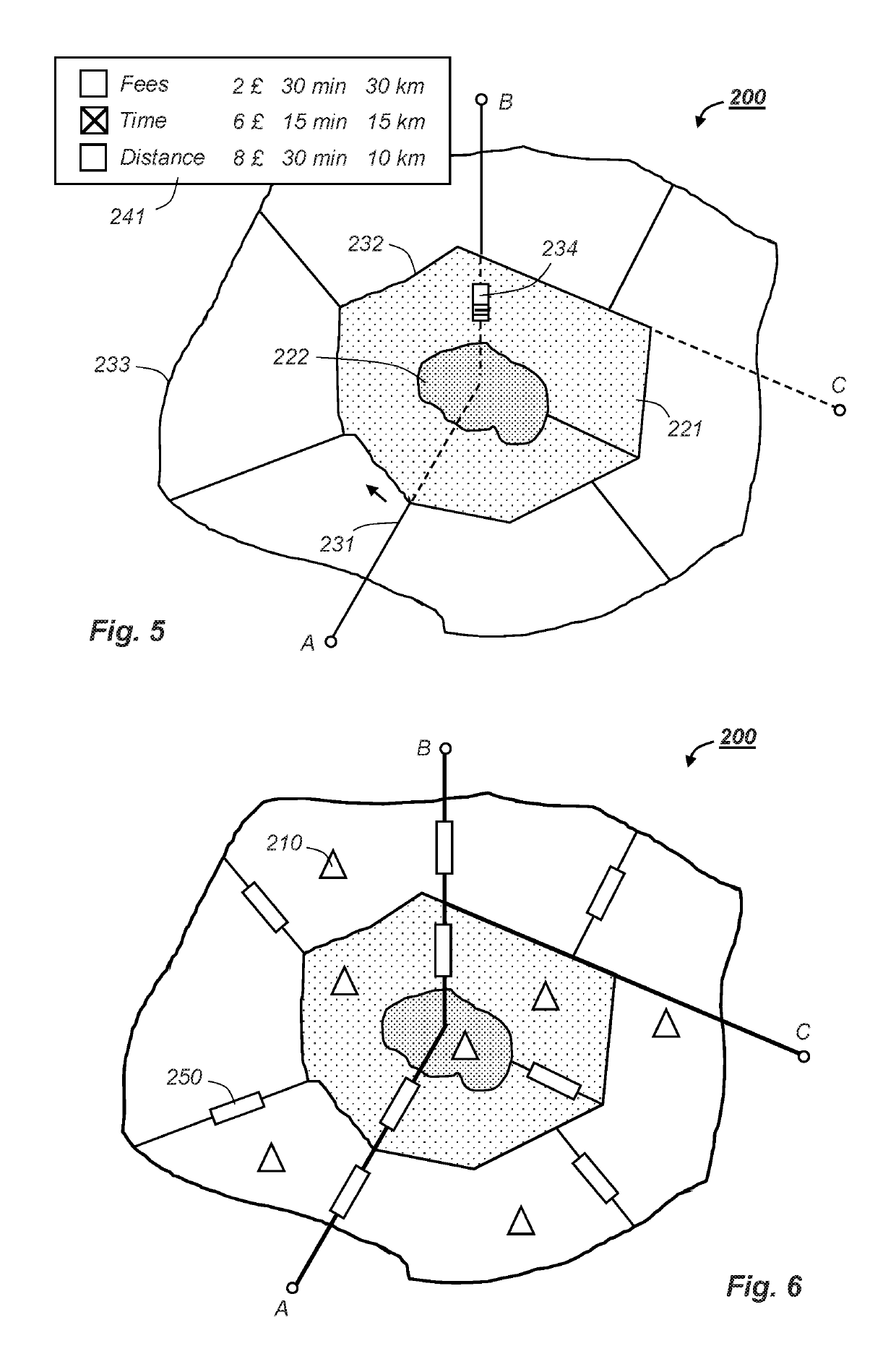 The present invention concerns a system for controlling traffic