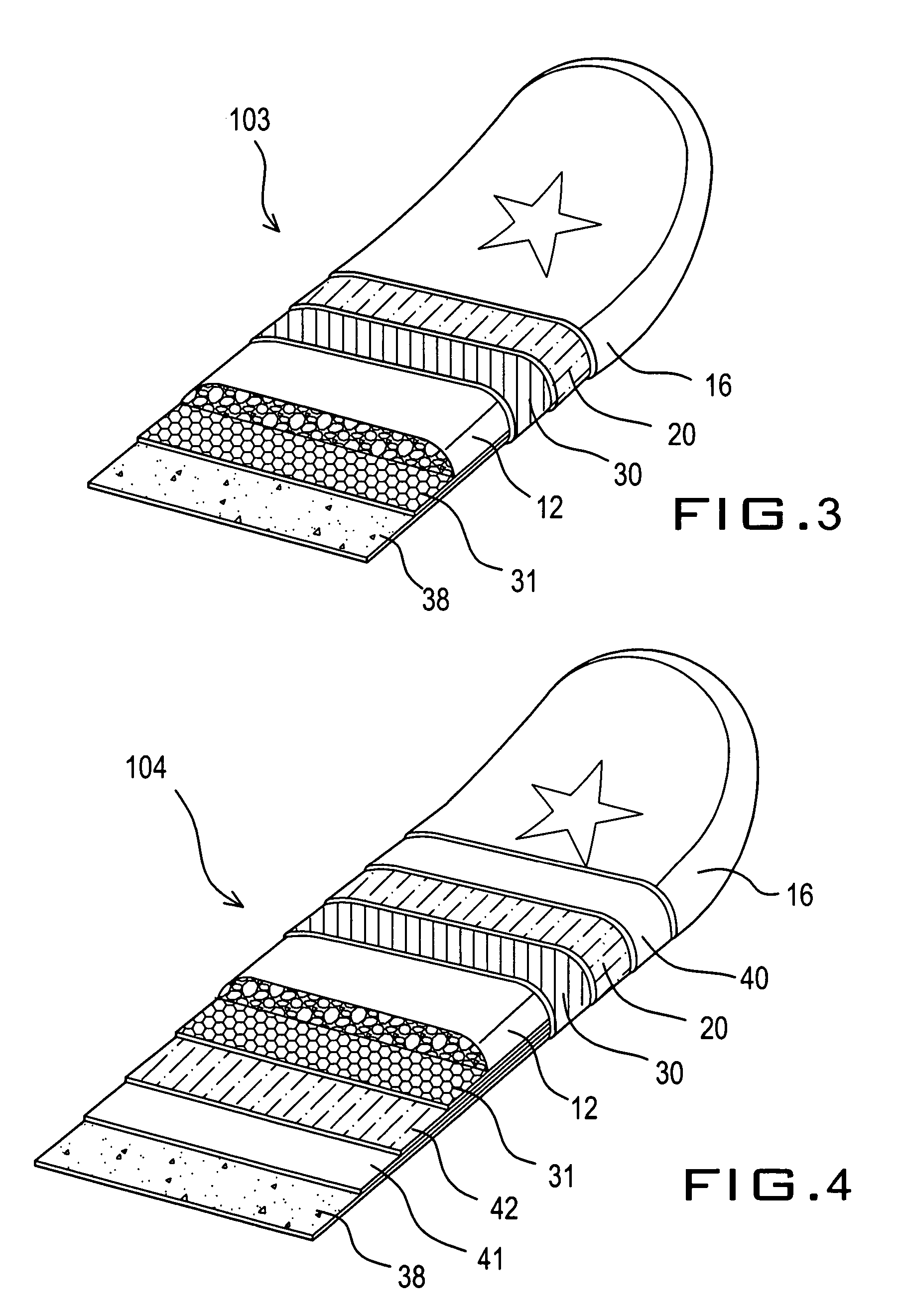 Multi-layer sports board with graphic imprinted skin