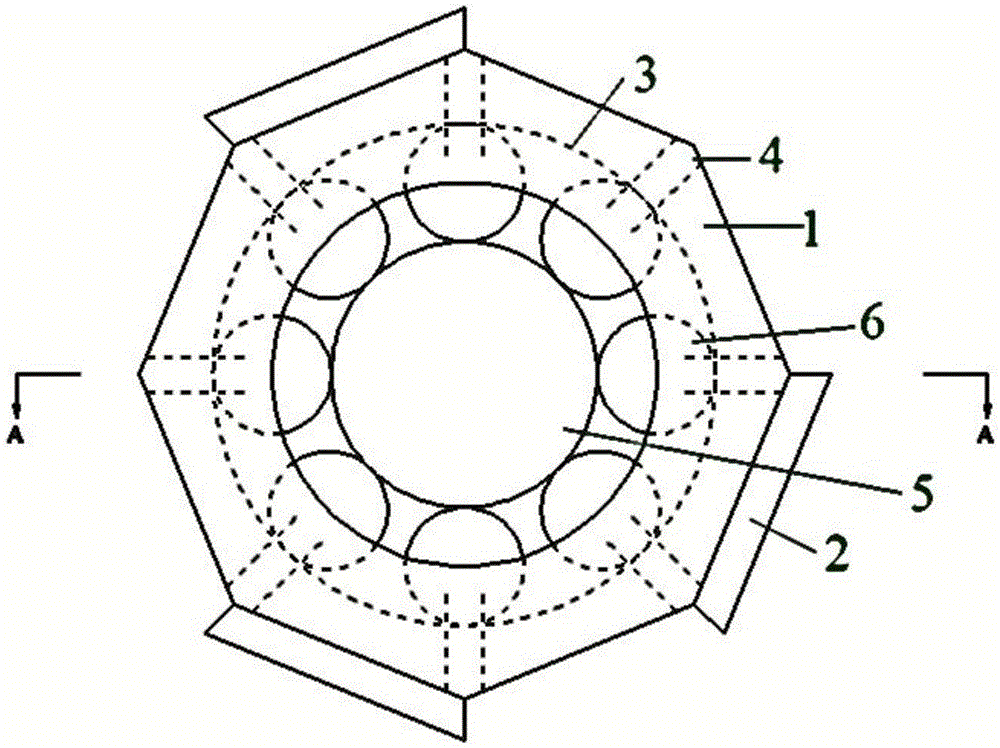 A continuous casting tundish turbulence device