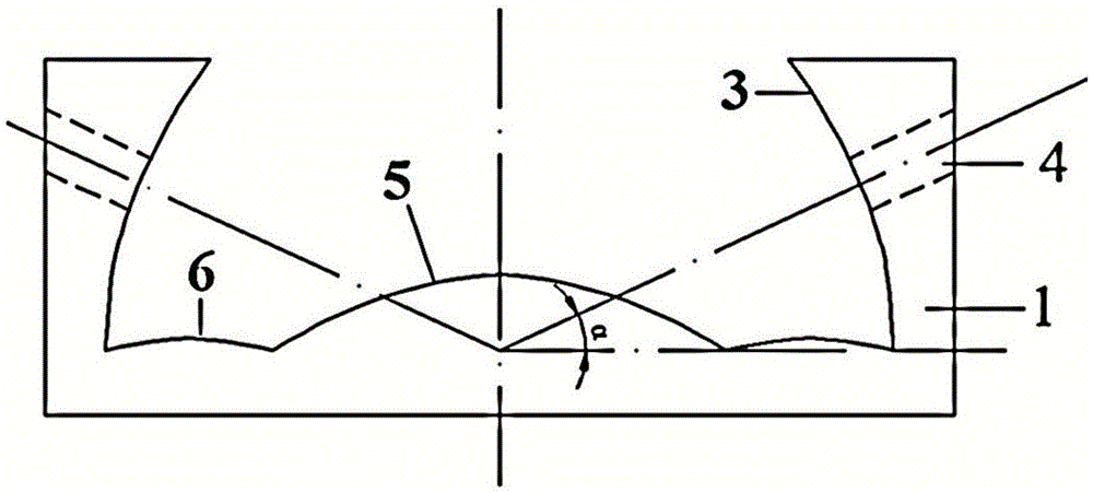 A continuous casting tundish turbulence device