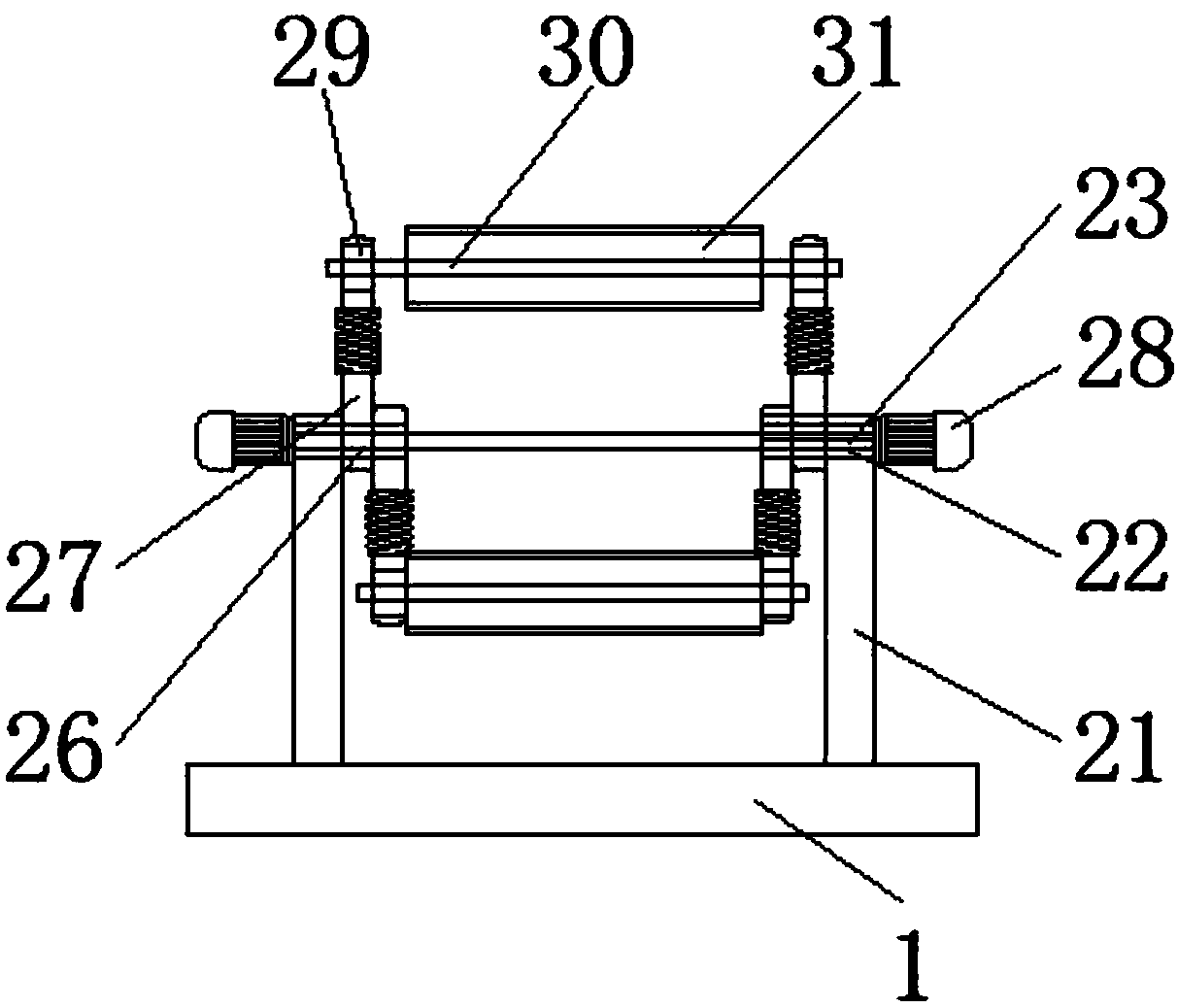 Garment processing winding device preventing cloth from drawing