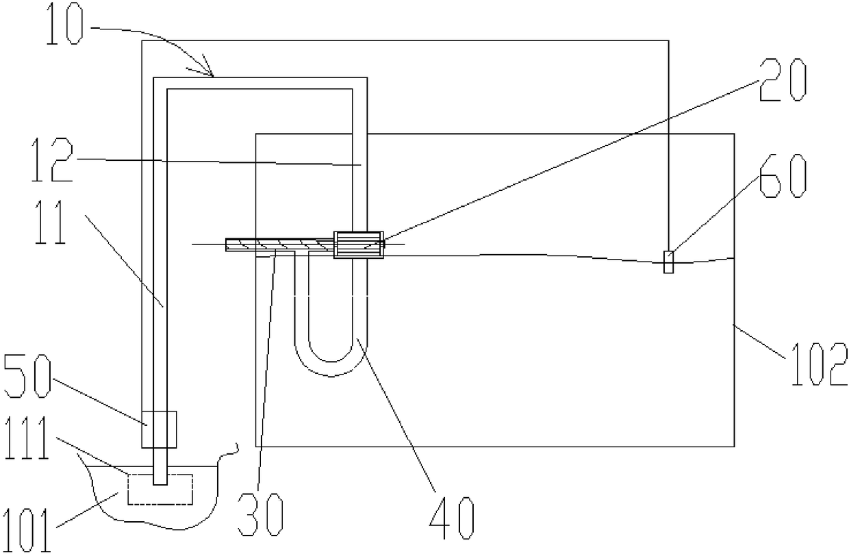 Riverway water taking device