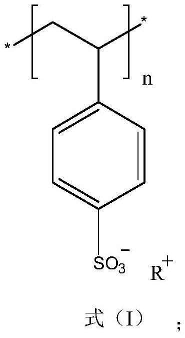 Application of polyvinyl benzene sulfonic acid or salt thereof as room-temperature phosphorescent material