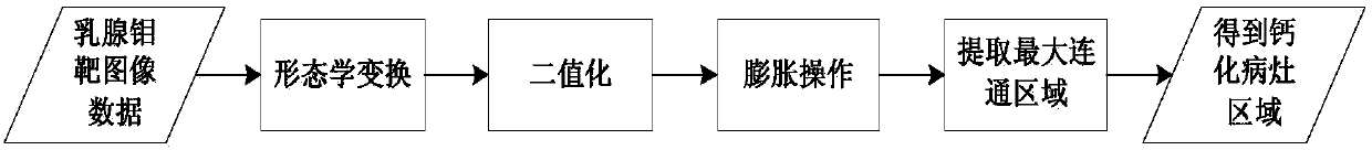 Cancer diagnosis system and method based on breast molybdenum target calcification characteristics