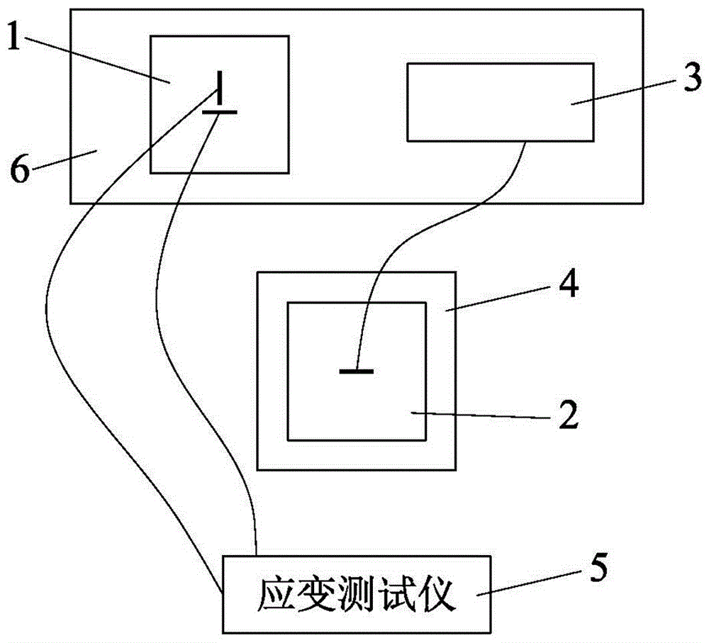 Measuring system and method for concrete non-load internal stress in concrete structure