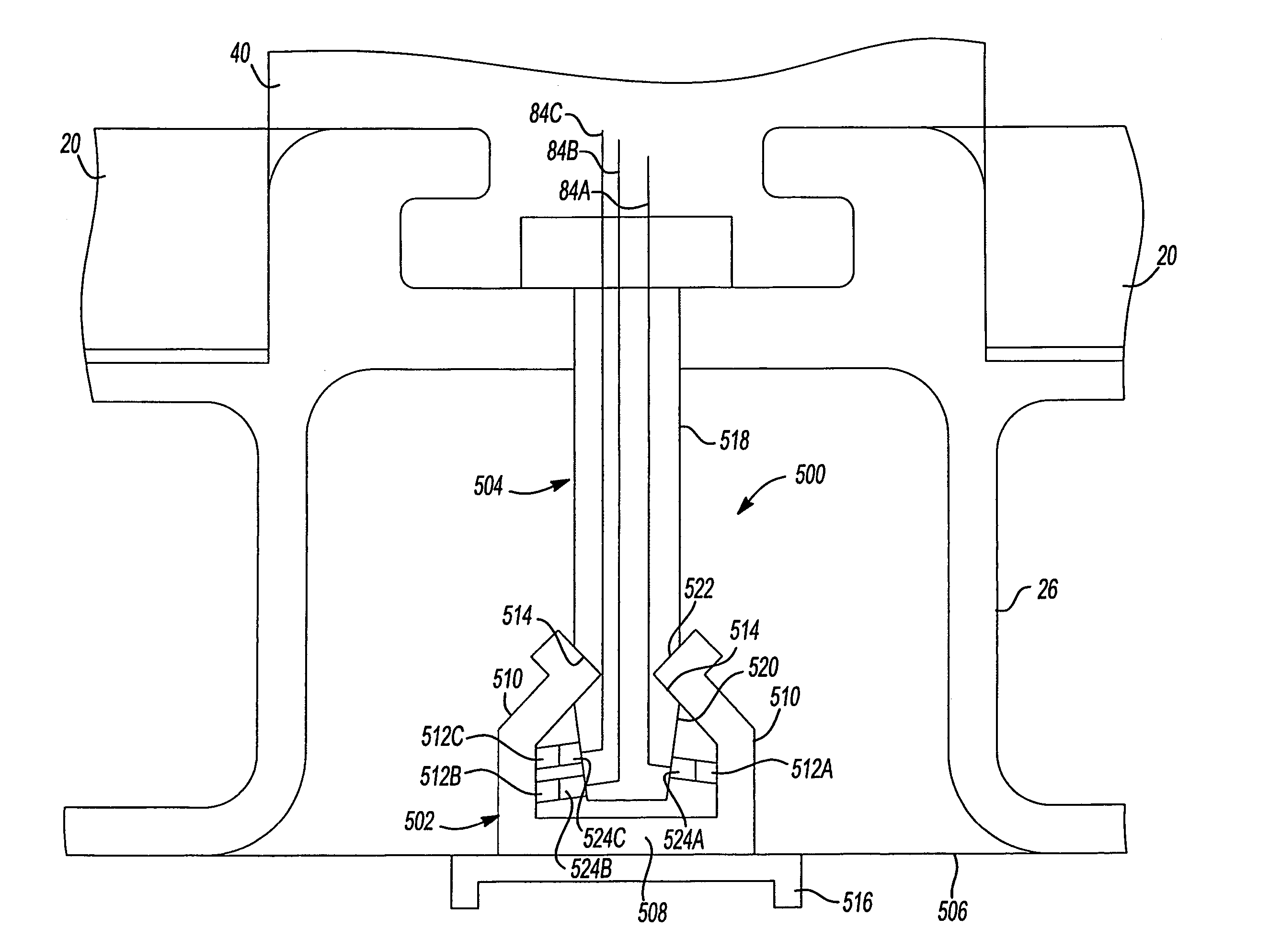 Passenger cabin seat power bus