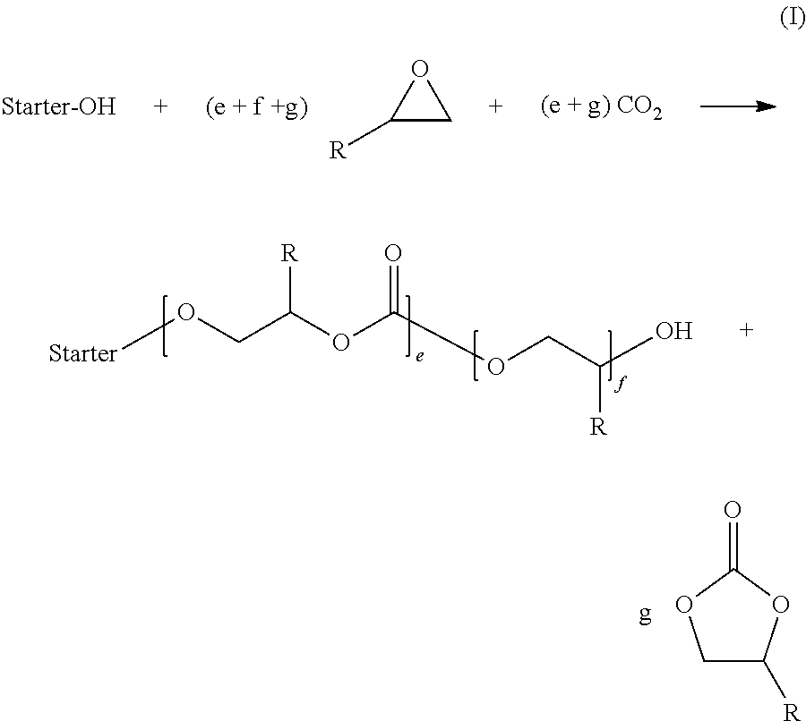 Cross-linking of polyether carbonate polyols containing double-bonds, by adding mercapto-compounds