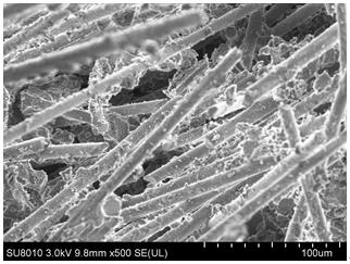 Preparation method of aluminum-titanium doped silica airgel/fiber composite