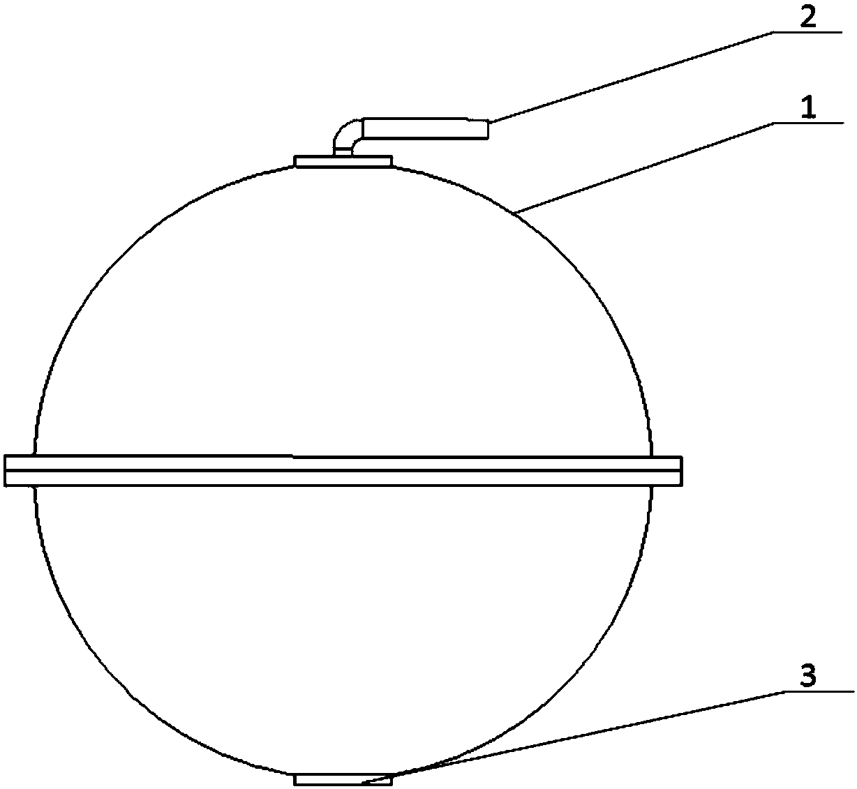 A new gas-liquid phase separation management system for ehd space fuel storage tank