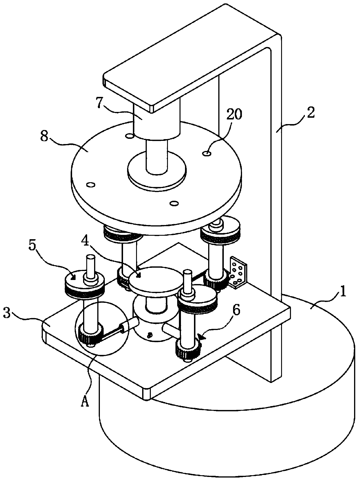 Cylindrical lithium ion battery transferring and clamping system