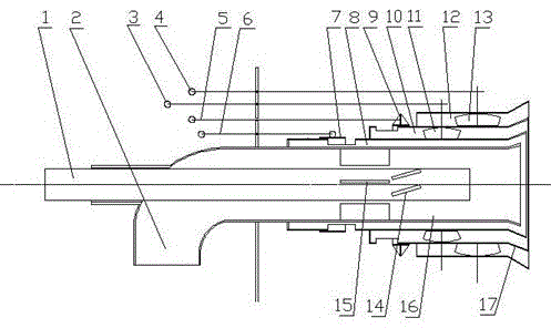 A low-nitrogen swirl pulverized coal burner with fuel-saving/gas ignition and stable combustion