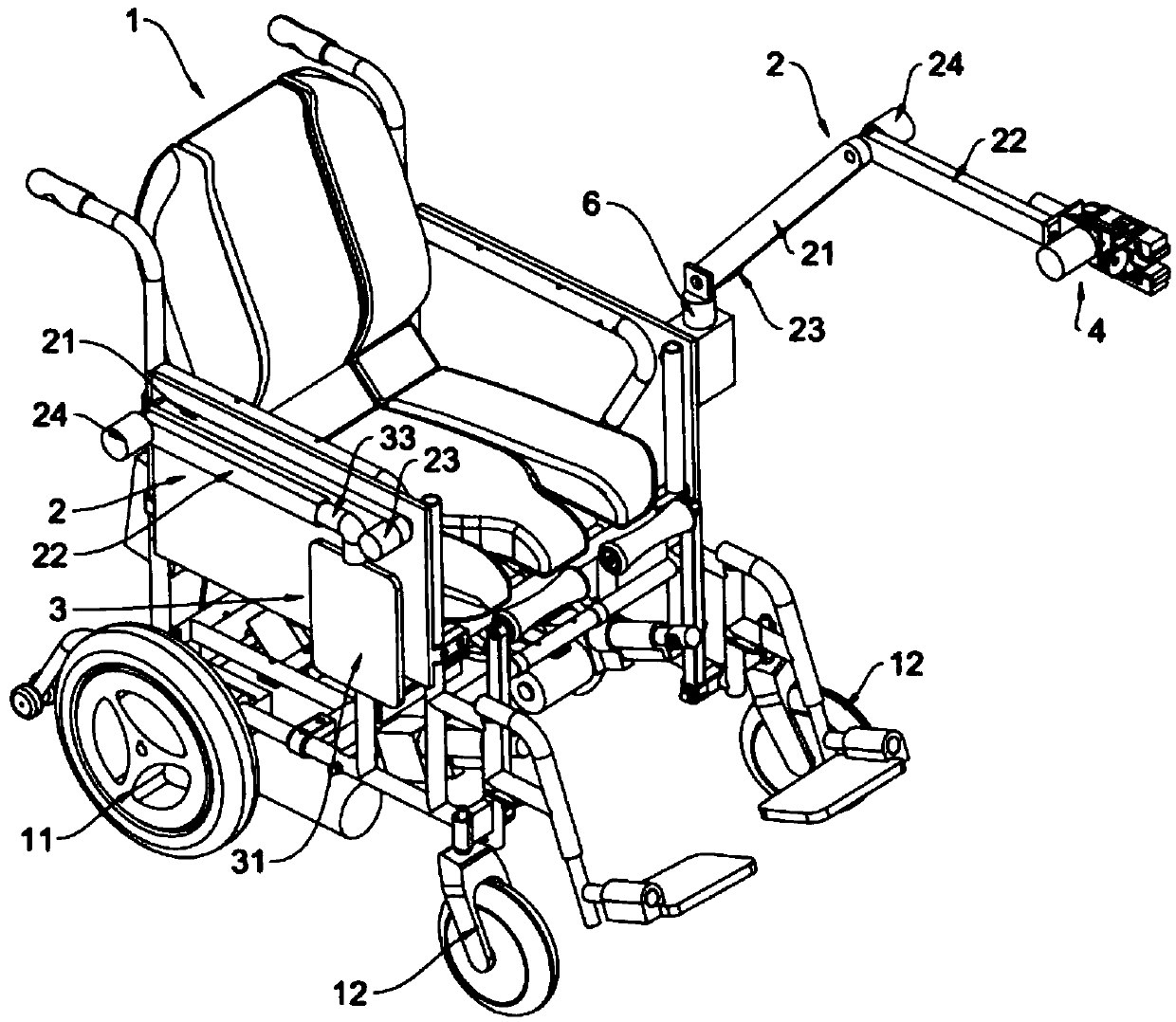 Multifunctional wheelchair