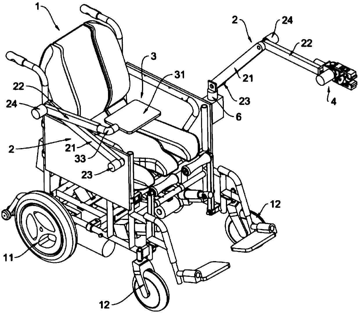 Multifunctional wheelchair