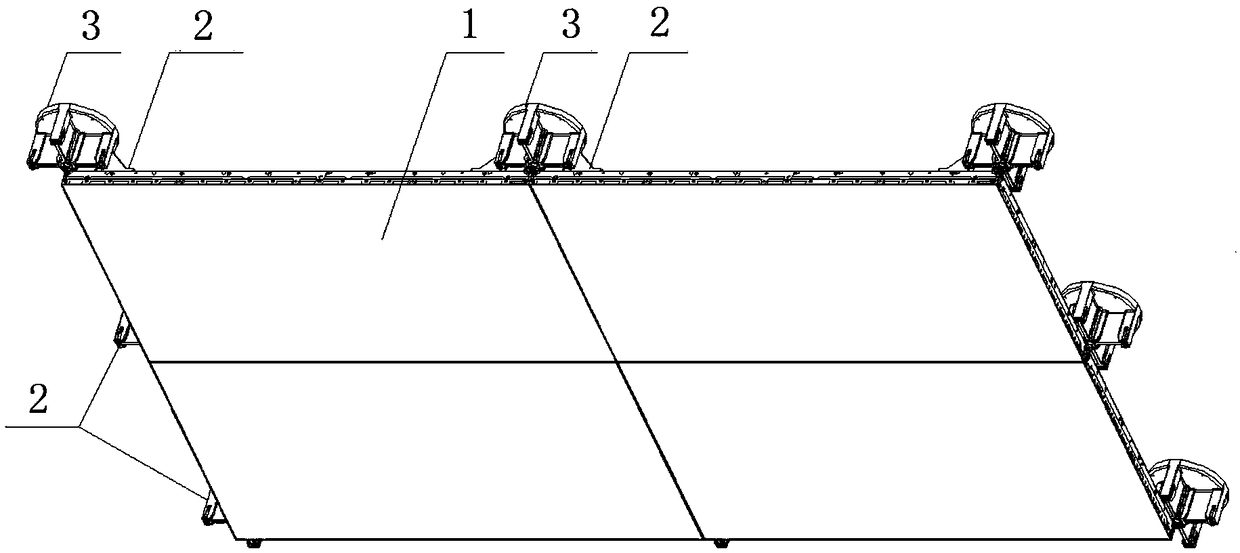 Moving assembly for LCD (Liquid Crystal Display) display screen