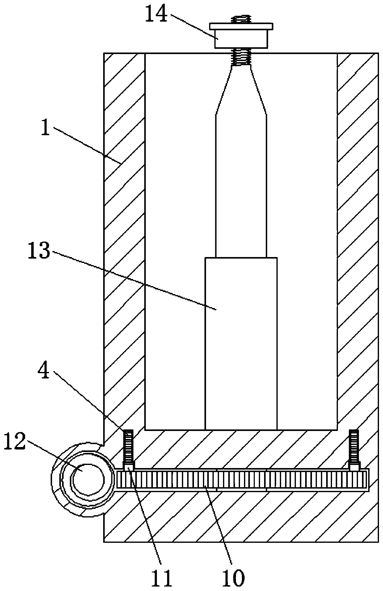 Polishing device for gear machining based on hydraulic transmission