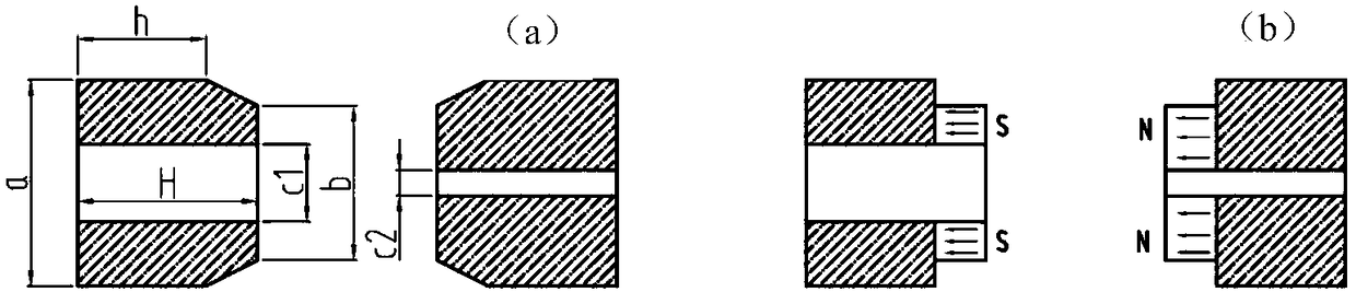 A permanent magnet circuit system for a relativistic magnetron