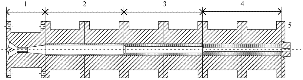 Extrusion type expansion machine and extrusion die used for same