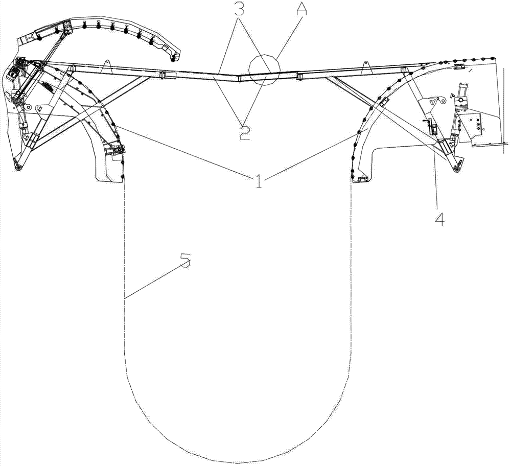 Workpiece guide device of steel plate blanking unit