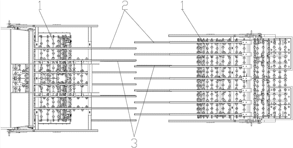 Workpiece guide device of steel plate blanking unit