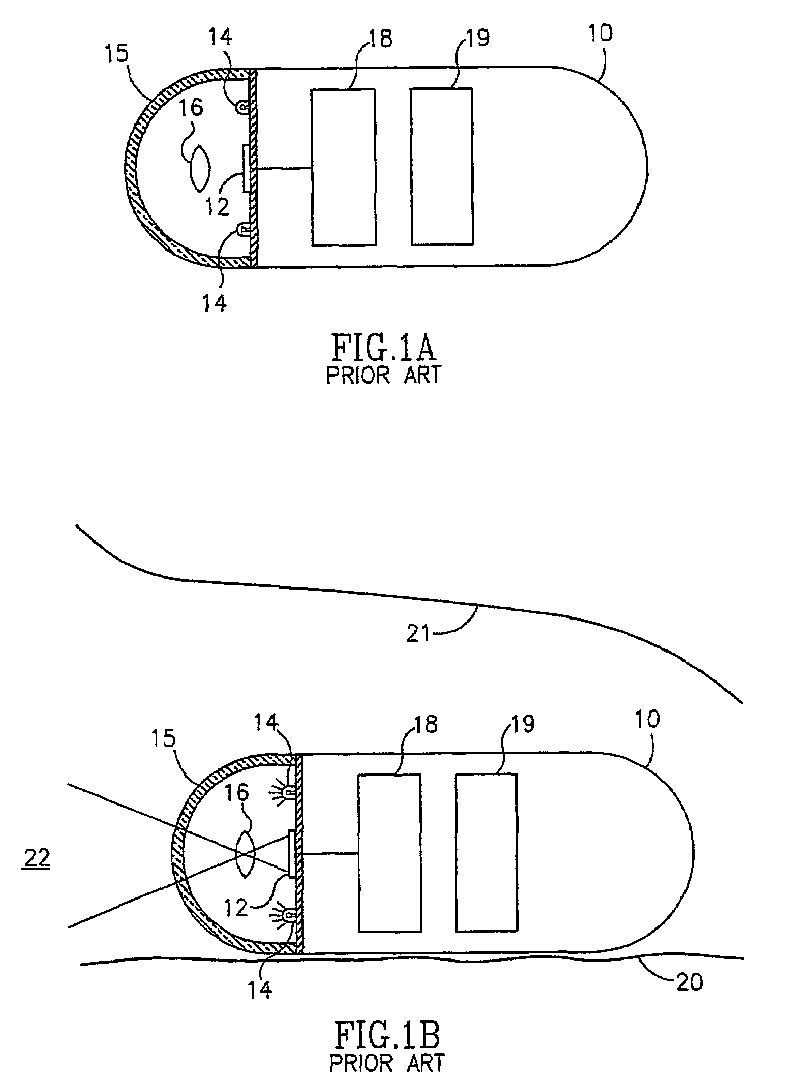 Method and device for imaging body lumens