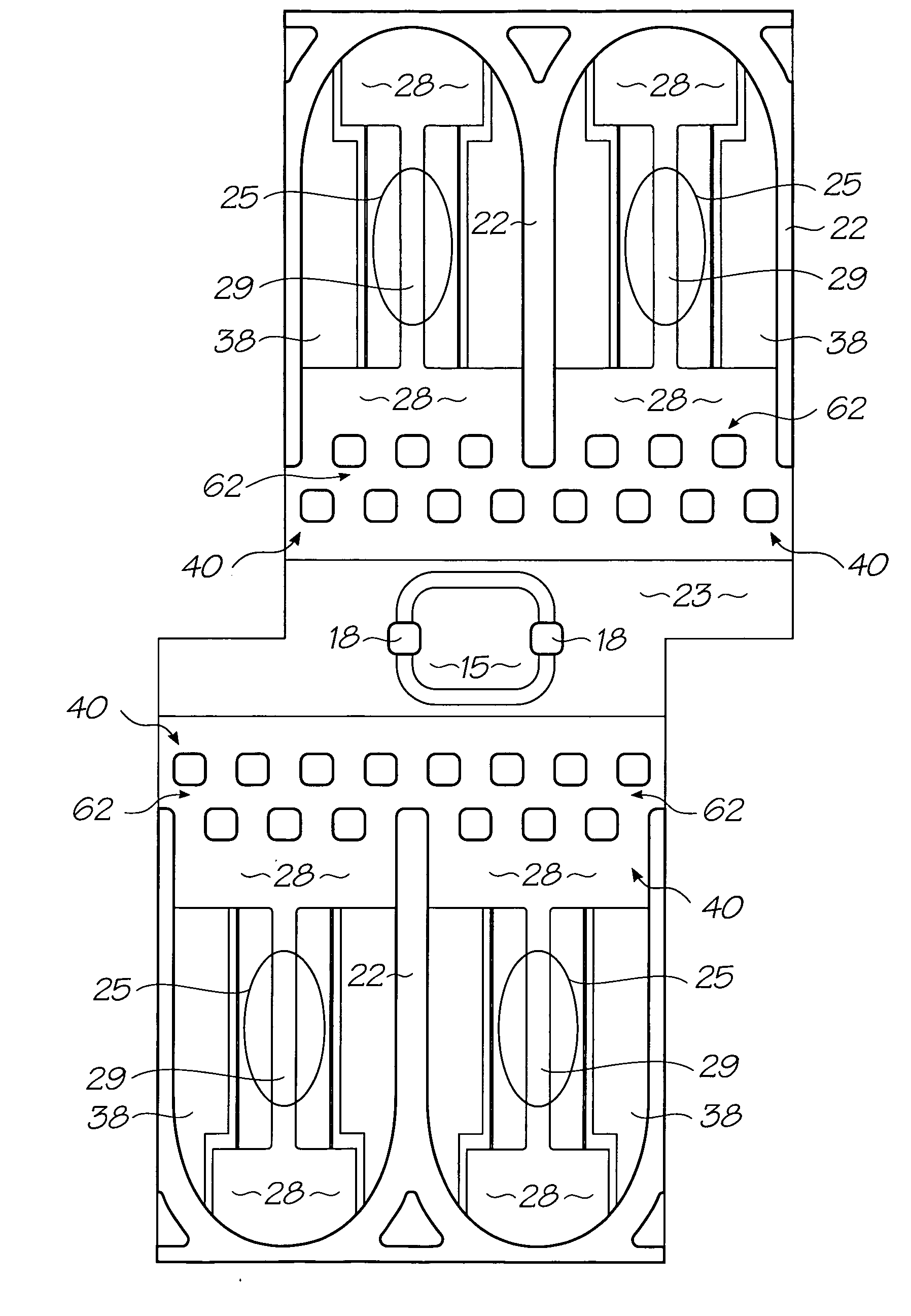 Method of fabricating inkjet nozzle chambers having filter structures