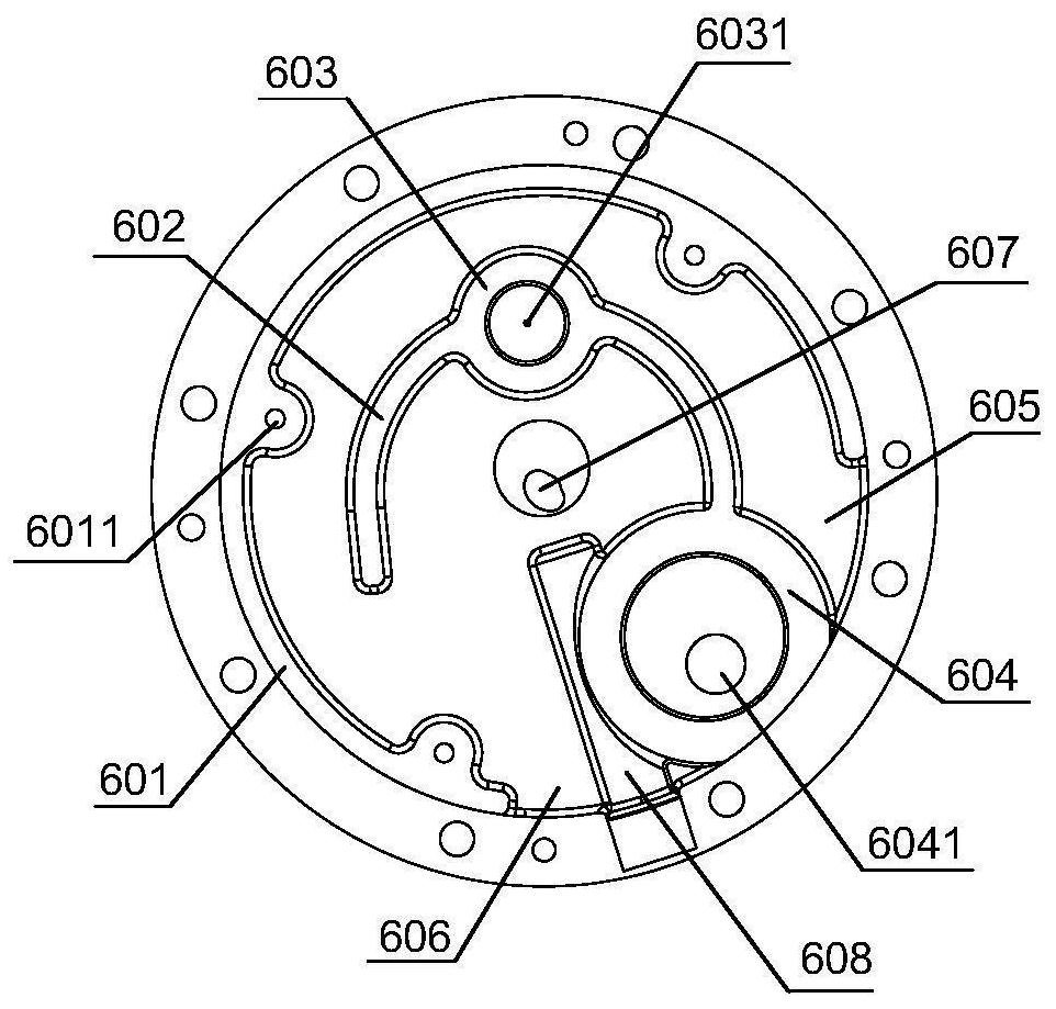 Scroll compressor and oil-gas separation device thereof