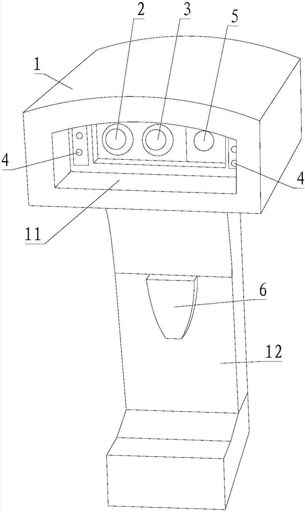 Bi-camera scanner gun and scanning method thereof