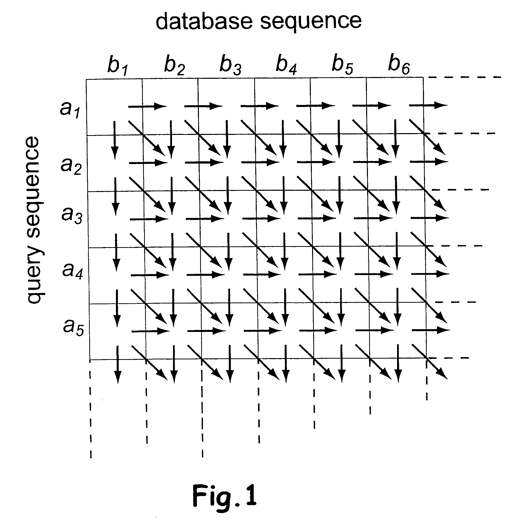 Determination of optimal local sequence alignment similarity score