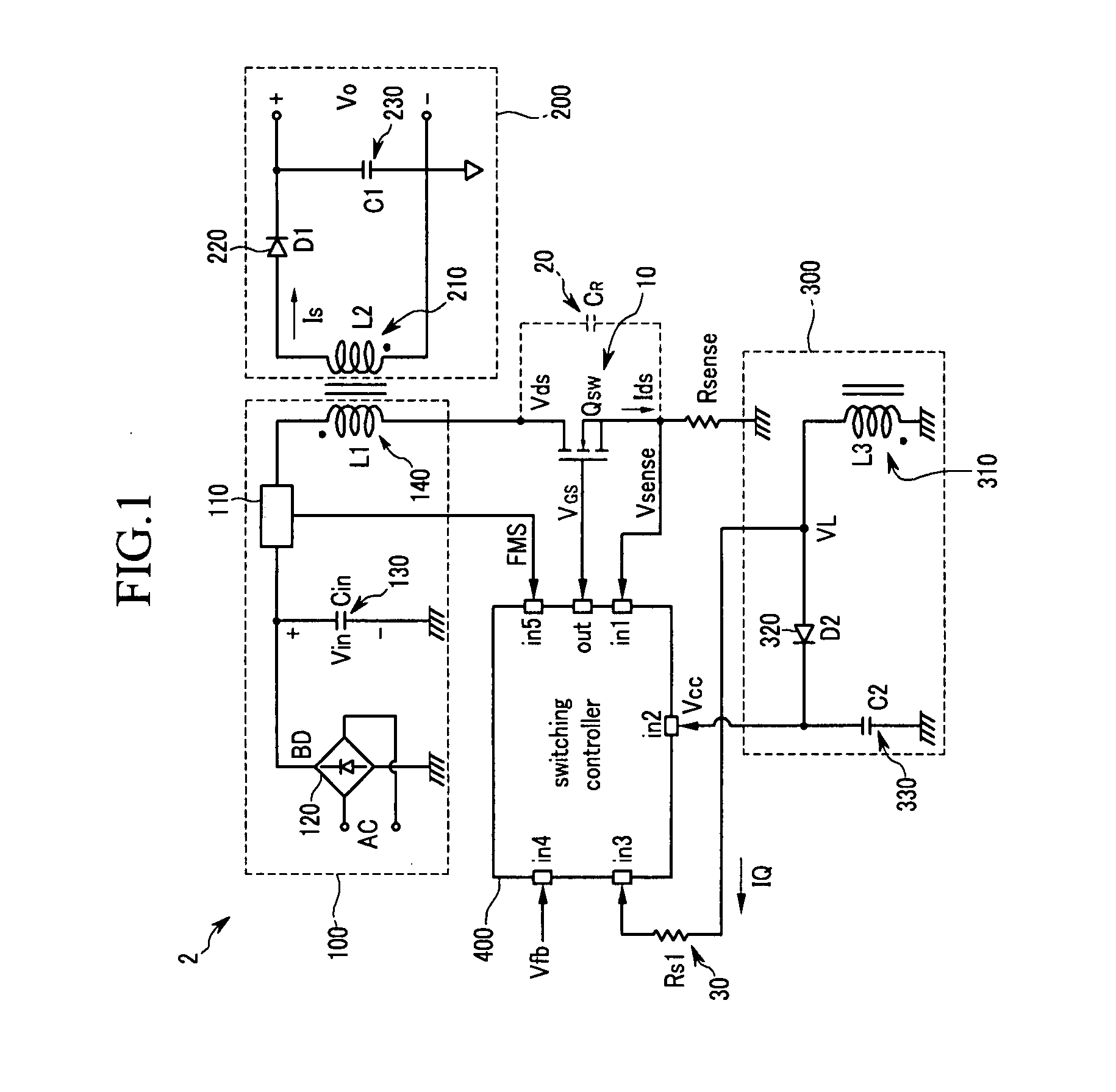 Switching mode power supply and method of operation