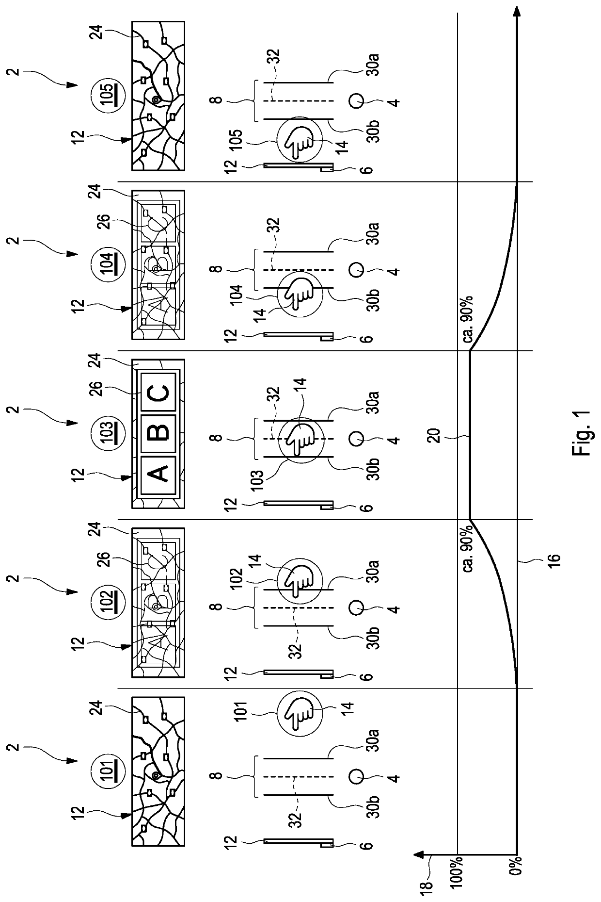 Method for displaying at least one additional item of display content