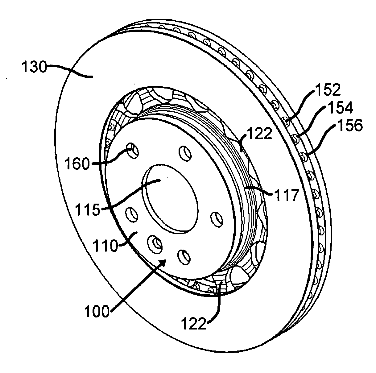 Composite brake disc