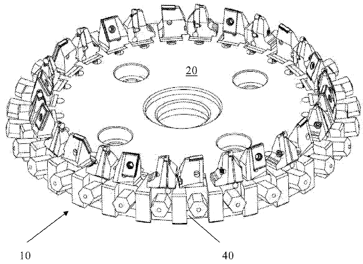 Face hobbing cutter system and indexable milling inserts for use in the same