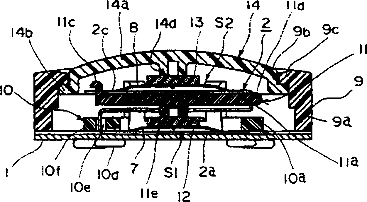 Two-stage button switch