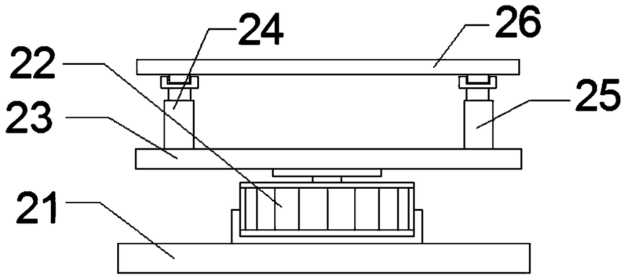 Fixed electric welding machine support for automatic control