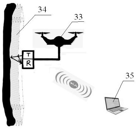 Novel air-land amphibious climbing detection robot for tunnel engineering