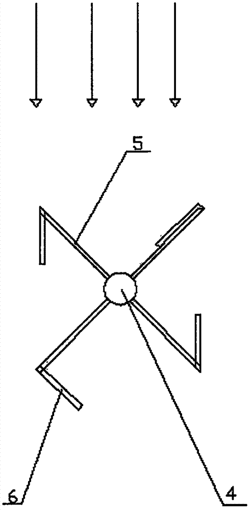 Small rainproof wind power generating device