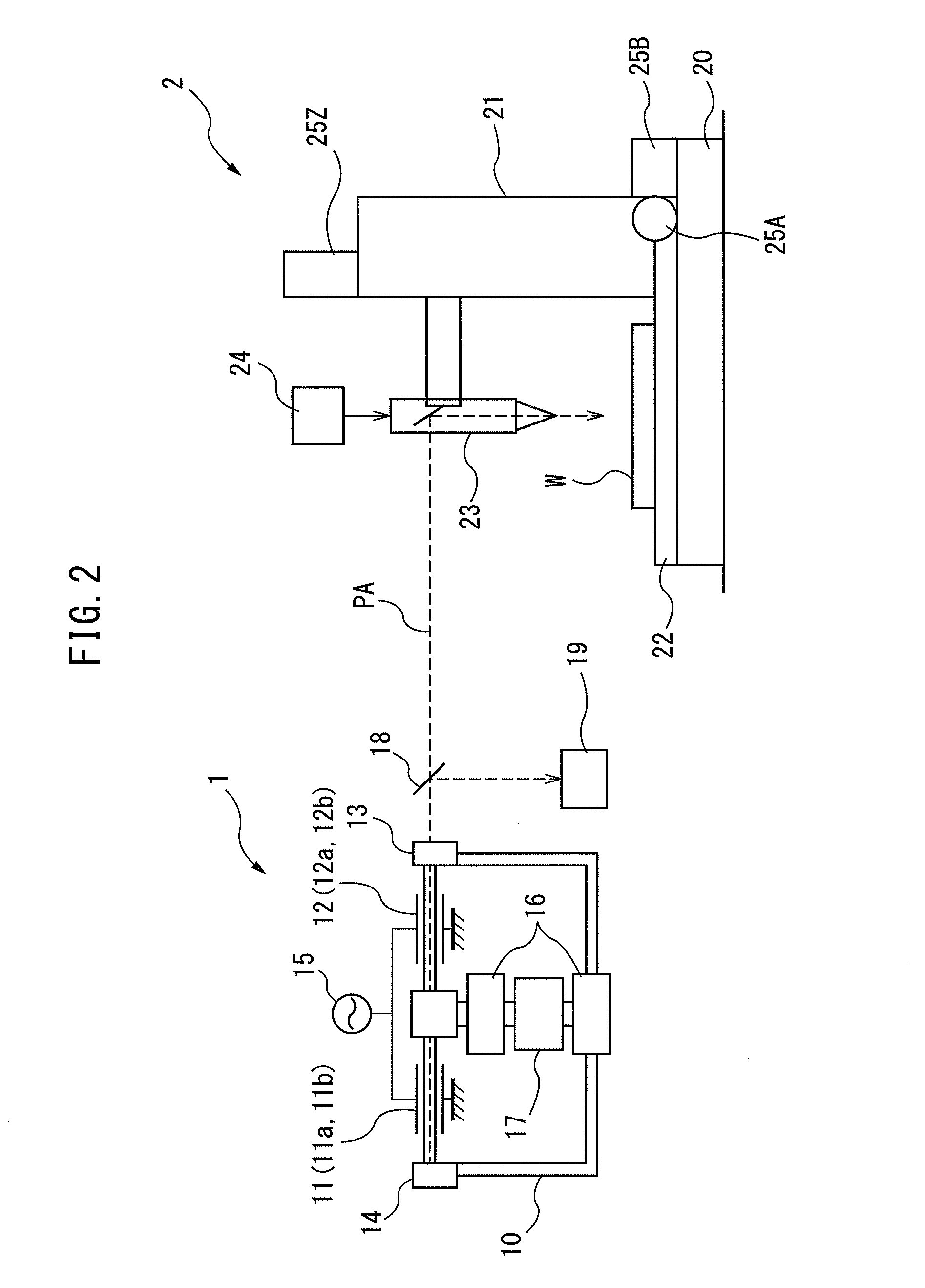 Laser processing apparatus carrying out control to reduce consumed power