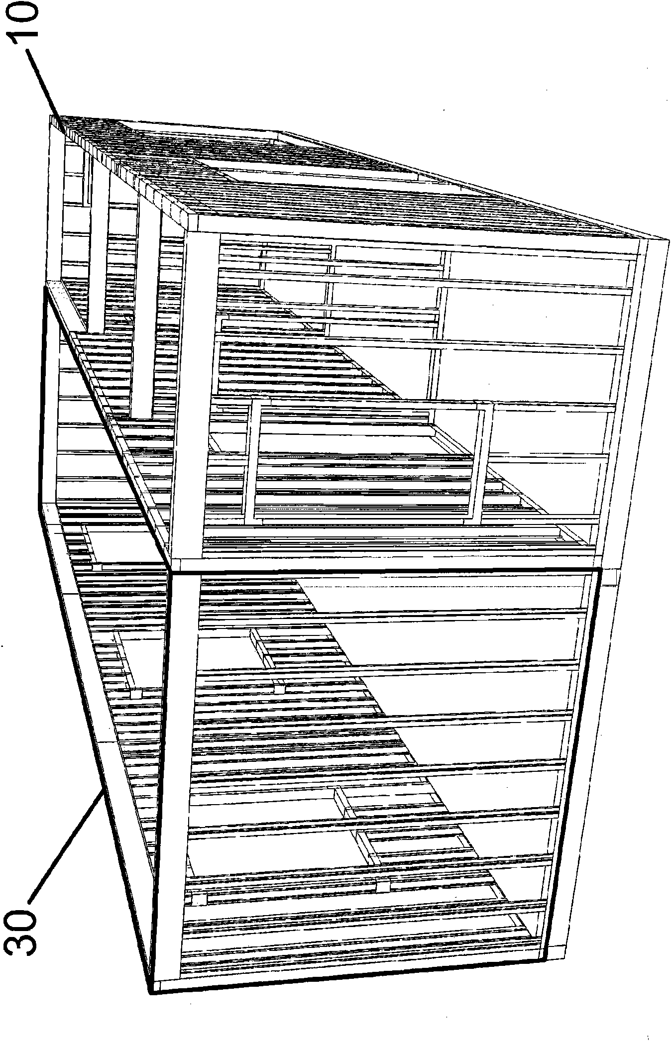 Combined type house and assembly method thereof