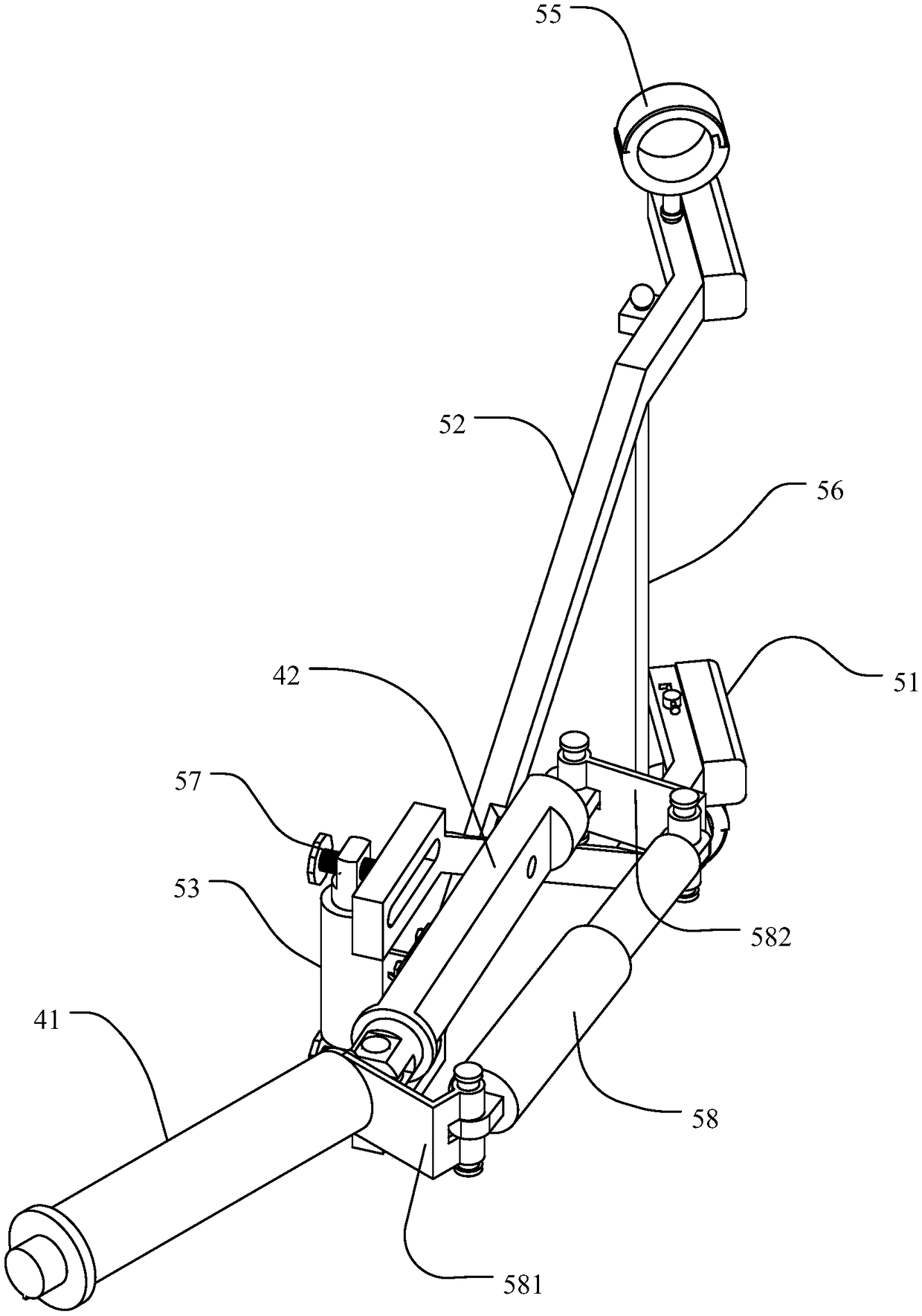 Medical robot bionic arm for shoulder joint rehabilitation training and medical robot with bionic arm for shoulder joint rehabilitation training