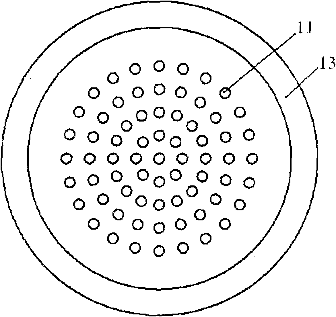 Combined air supply nozzle, rotary kiln and preparation method of rotary kiln