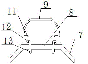 Roof plate system with waterproofness improved