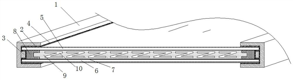 Floor building glass