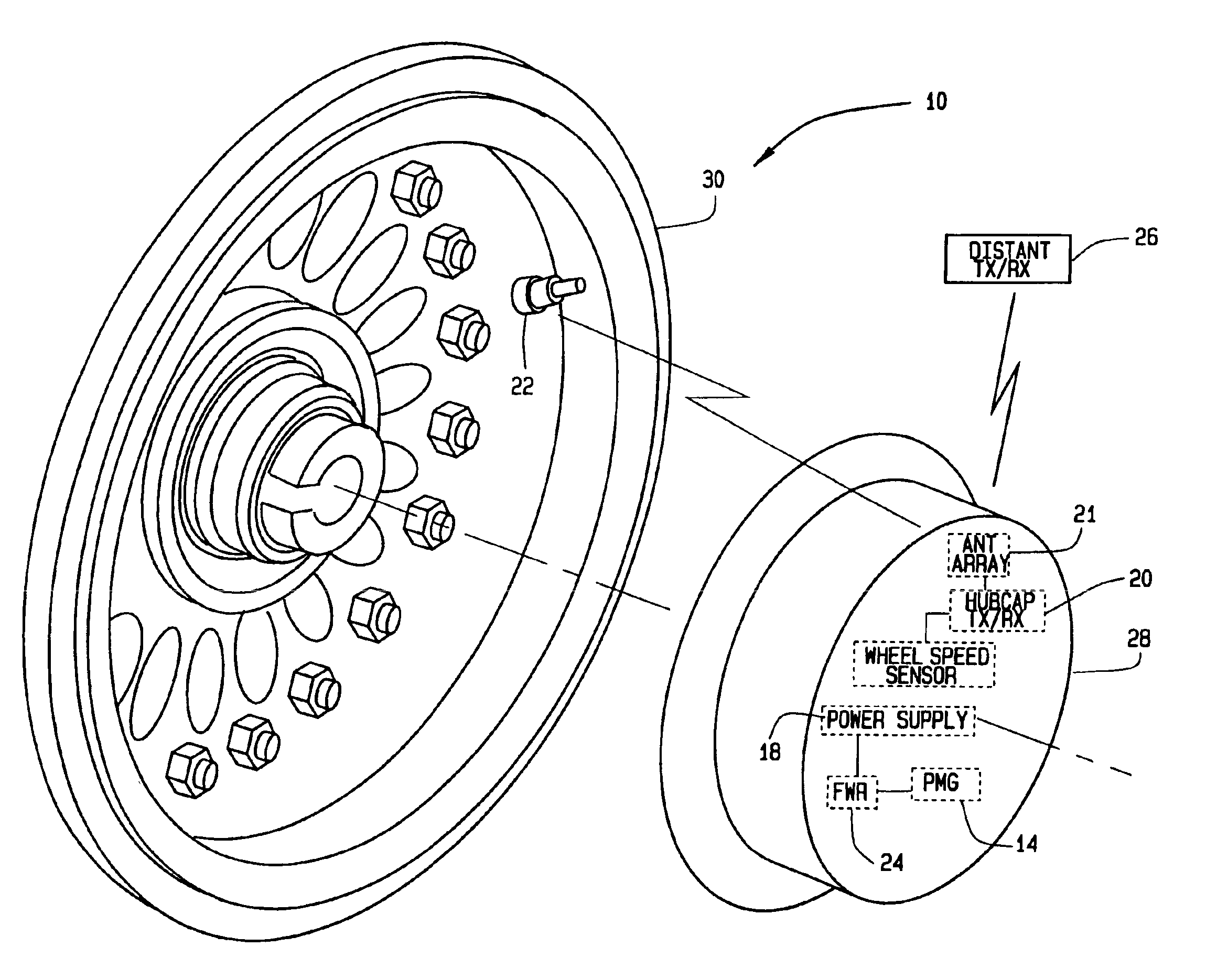 Wireless landing gear monitoring system