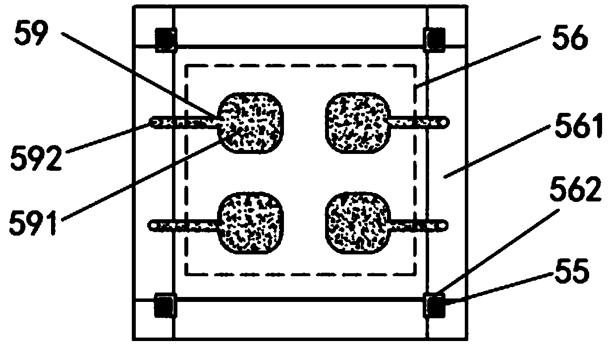 Intelligent storage shelf device for logistics storage