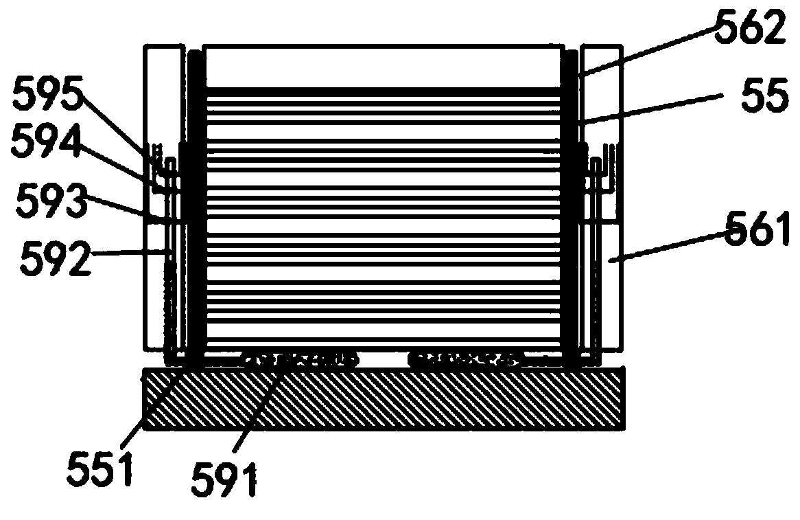 Intelligent storage shelf device for logistics storage